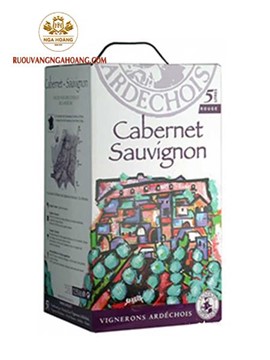 Vang Bịch Vignerons Ardechois Cabernet Sauvignon 5 Lít