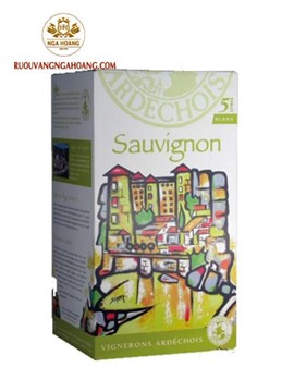 Vang Bịch Vignerons Ardechois Sauvignon 5 Lít