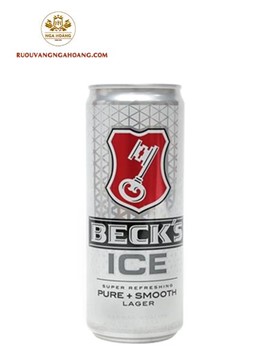 BIA BECK'S ICE LON 330ML - THÙNG 24 LON