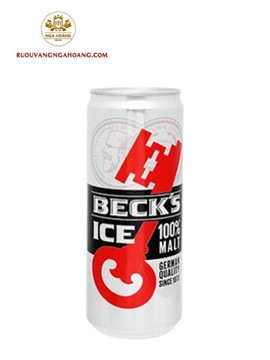 BIA BECK'S ICE LON 500ML - THÙNG 12 LON