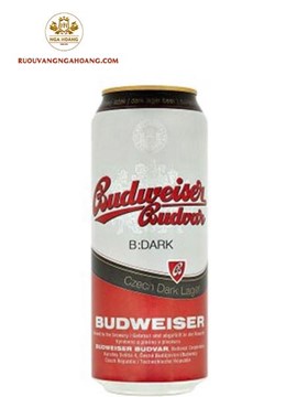 BIA BUDWEISER BUDVAR DARK 500ML - THÙNG 24 LON