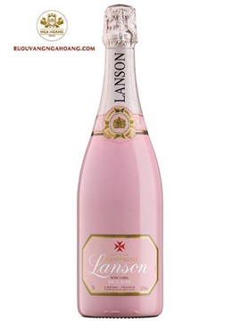 Champagne Lanson Rose Label